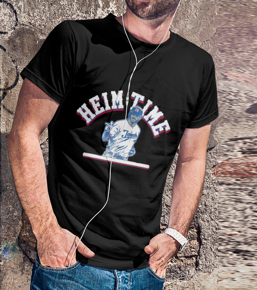 Heim Time Baseball Number 28 T-Shirt