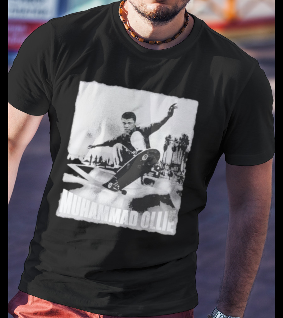 Muhammad Ollie Skateboarding Legend Crossover T-Shirt