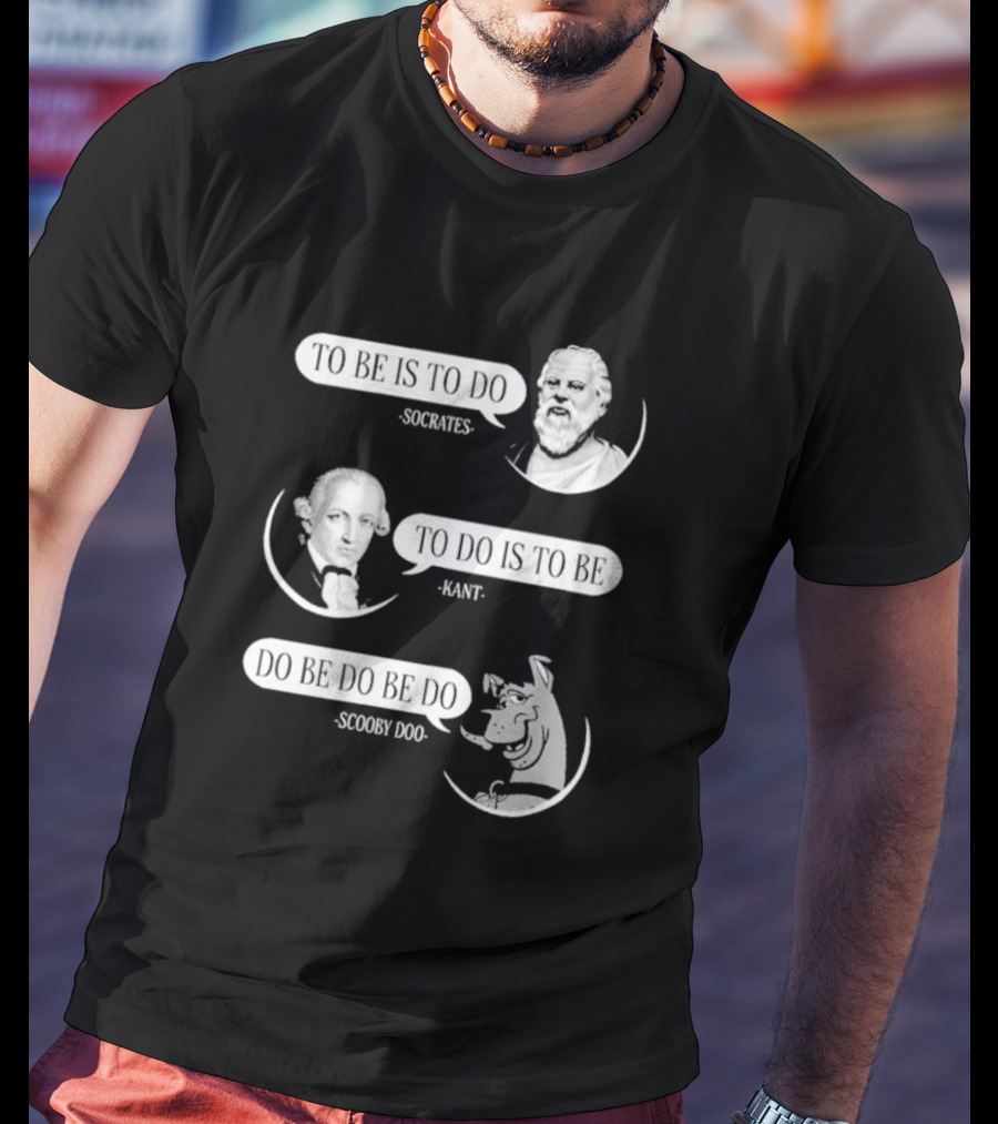 Socrates Kant Scooby Doo Philosophy Mashup T-Shirt