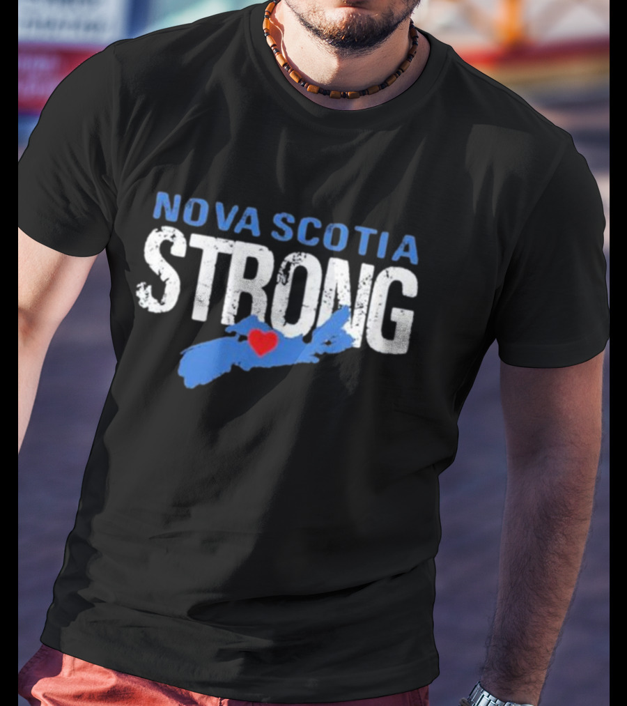 Nova Scotia Strong Map Heart T-Shirt