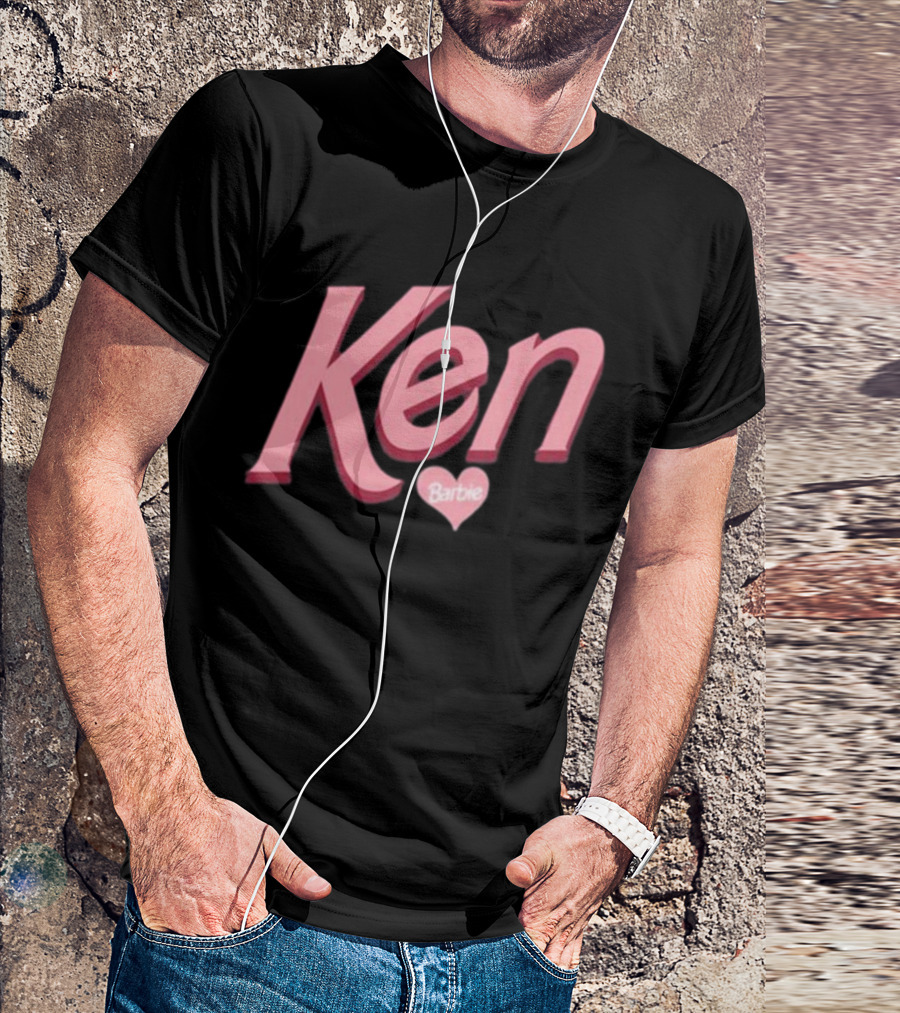 Ken Barbie Heart Love Valentine's T-Shirt