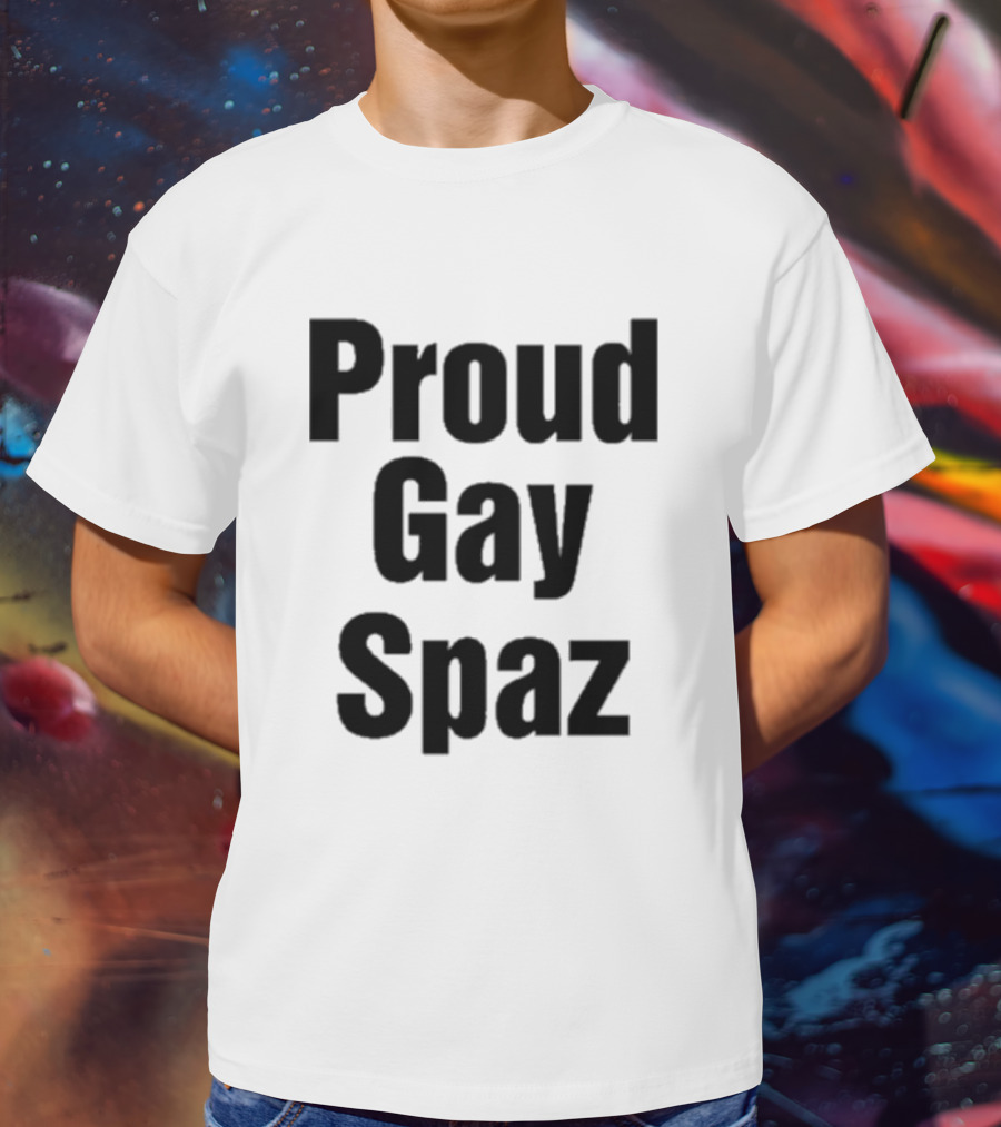 Proud Gay Spaz Pride Piece T-Shirt