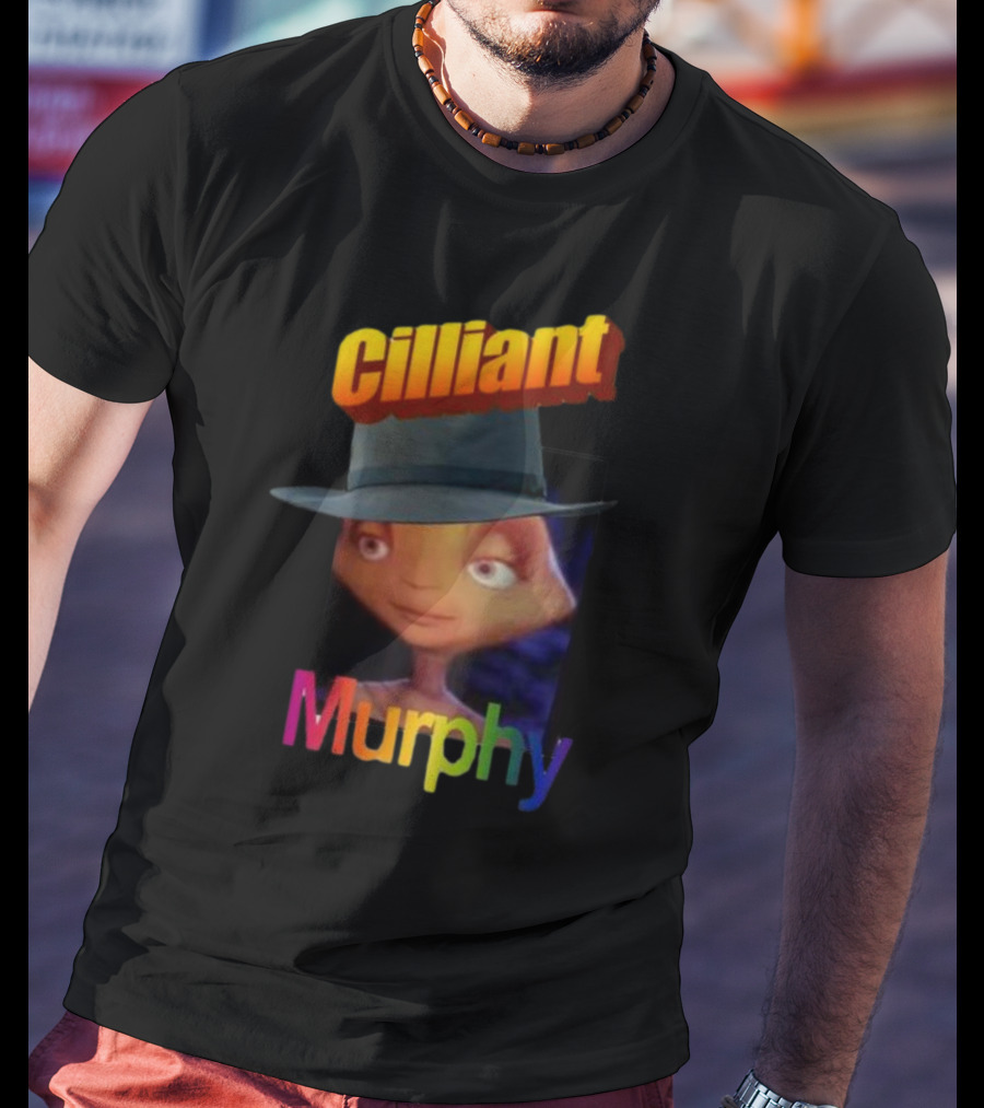 Cilliant Murphy Hat Meme Face T-Shirt