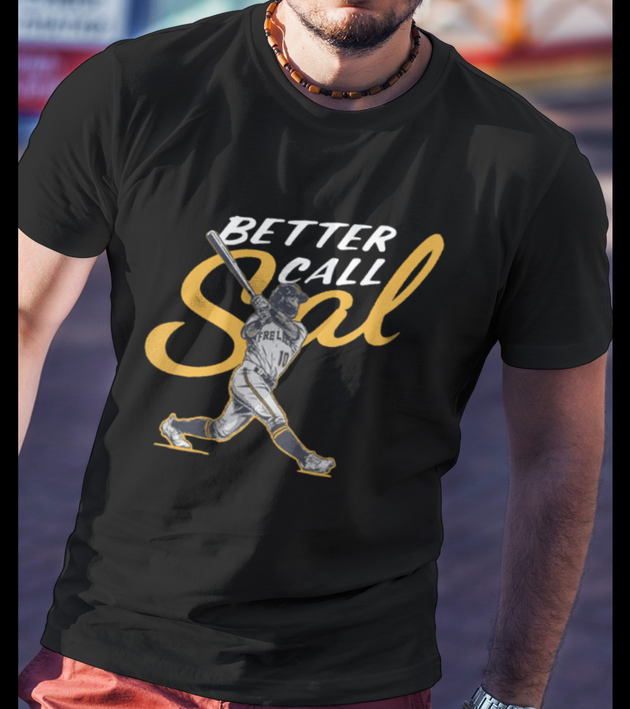 Better Call Sal Frelick Baseball Batting Pose T-Shirt