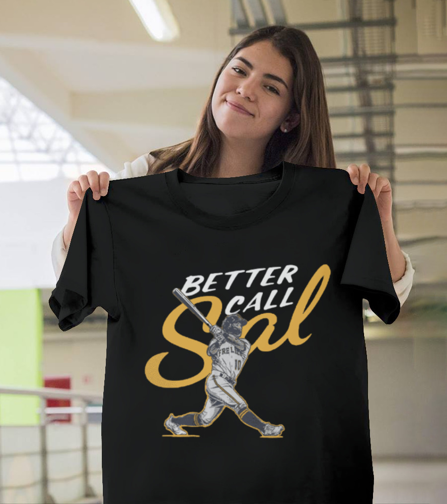 Better Call Sal Frelick Baseball Batting Pose T-Shirt