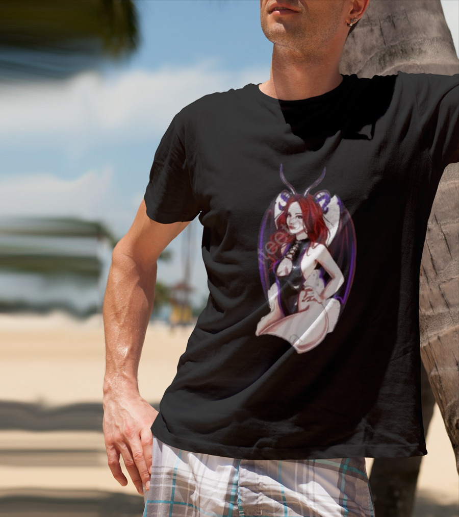 MadameDiablo Diablo Madame Demon Wings Femme Fatale T-Shirt