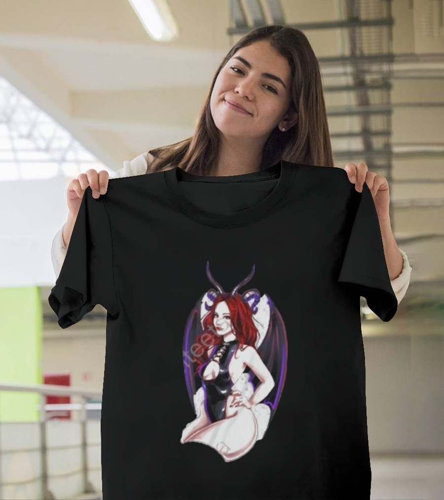 MadameDiablo Diablo Madame Demon Wings Femme Fatale T-Shirt