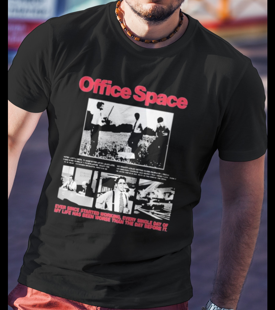 Office Space Movie Bootleg Quote And Scene Montage T-Shirt