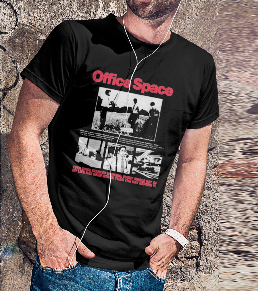 Office Space Movie Bootleg Quote And Scene Montage T-Shirt