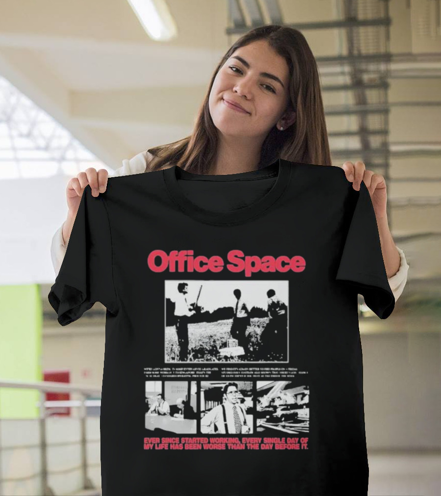 Office Space Movie Bootleg Quote And Scene Montage T-Shirt