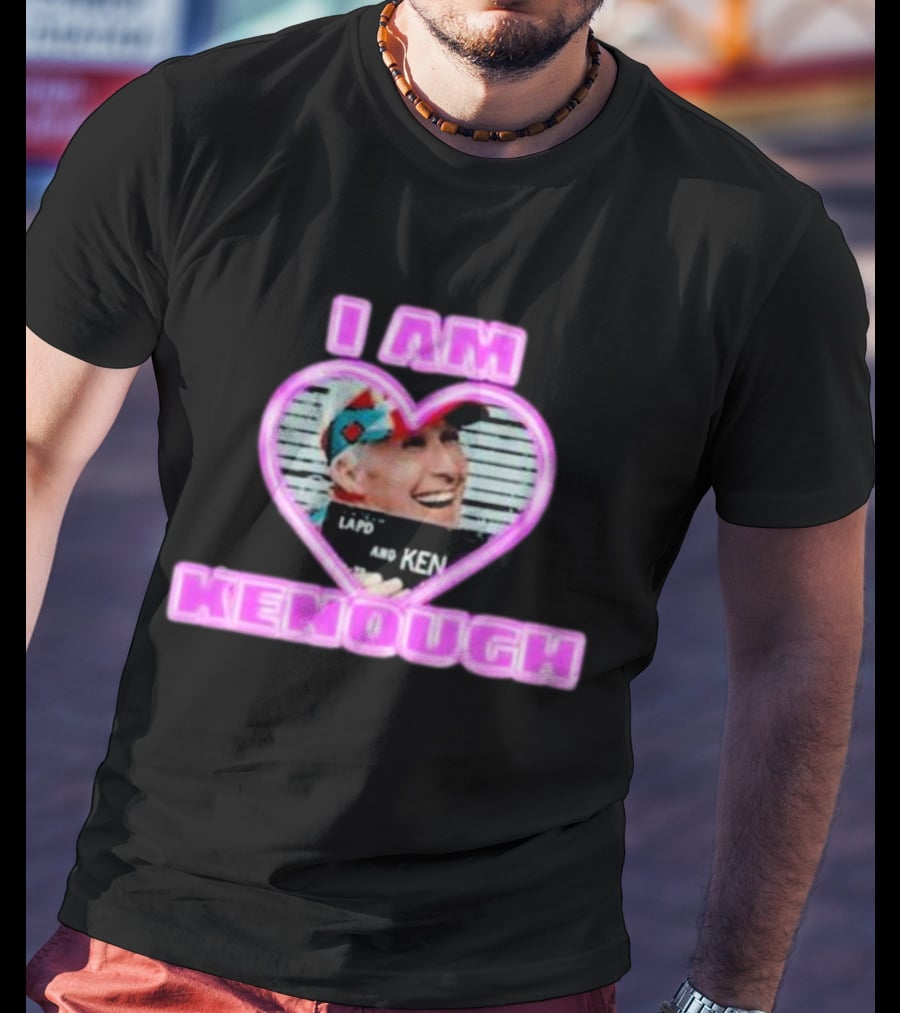 Ryan Gosling I Am Kenough Heart Ken Shirt Image T-Shirt