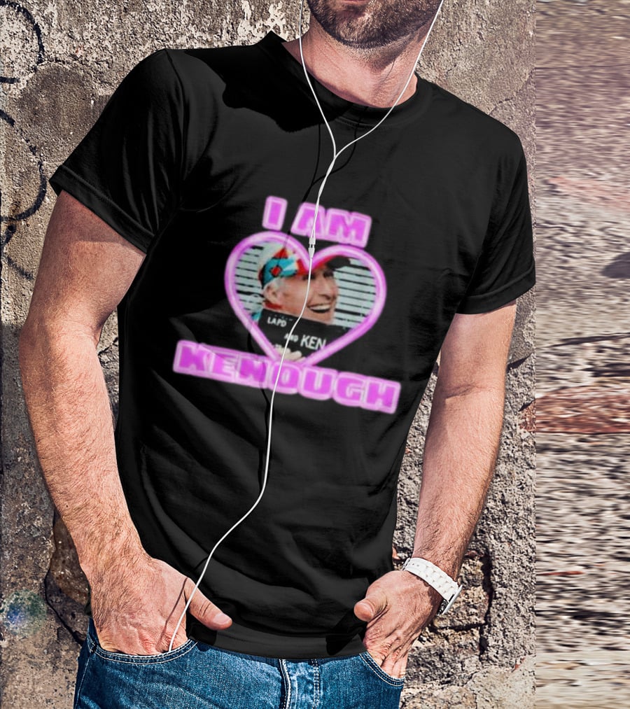 Ryan Gosling I Am Kenough Heart Ken Shirt Image T-Shirt