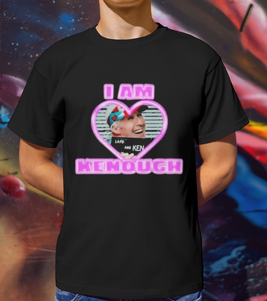 Ryan Gosling I Am Kenough Heart Ken Shirt Image T-Shirt