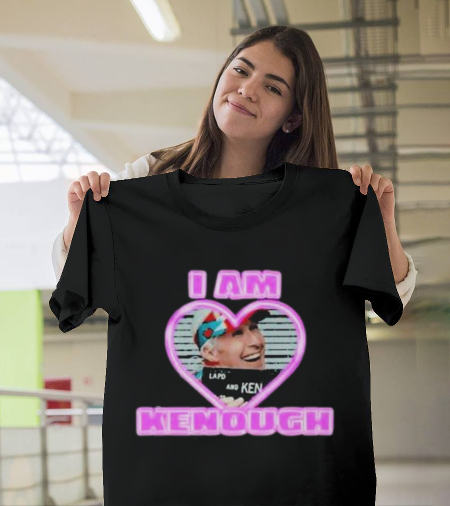 Ryan Gosling I Am Kenough Heart Ken Shirt Image T-Shirt