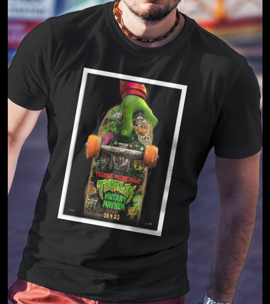 Teenage Mutant Ninja Turtles Mutant Mayhem Skateboard Movie 08.4.23 T-Shirt