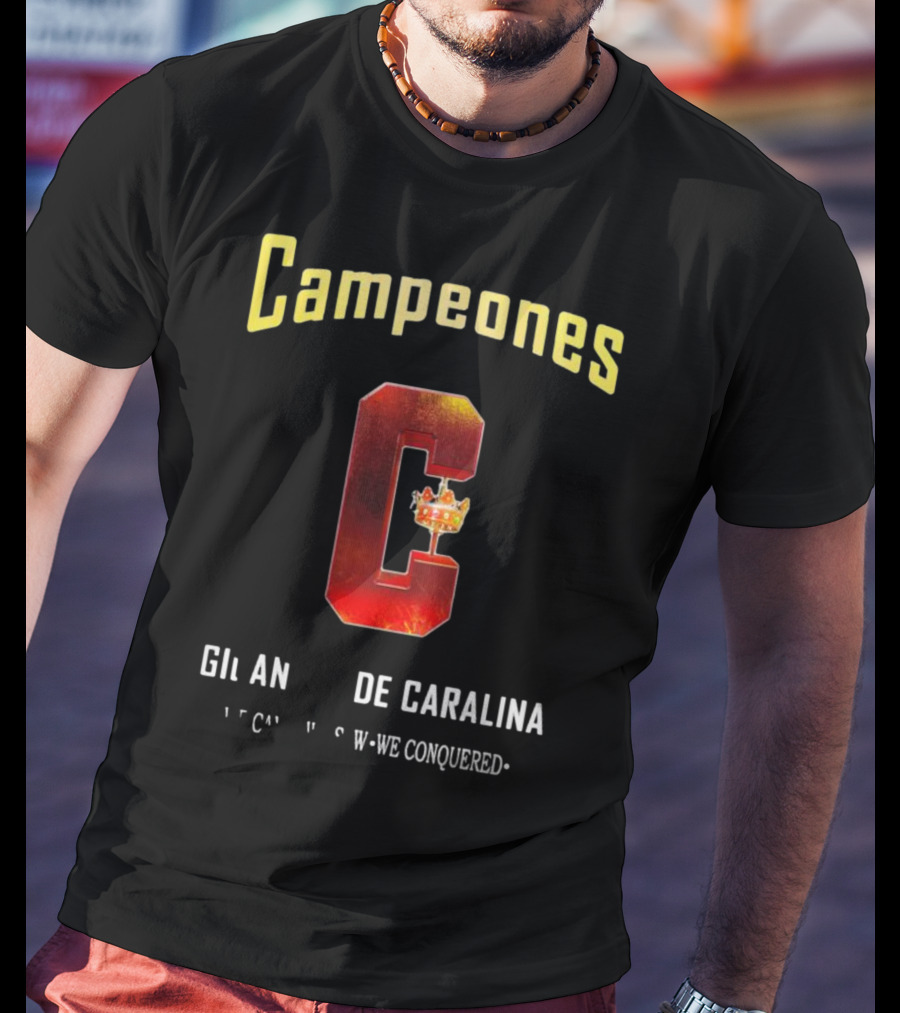 Campeones Gigantes De Caralina Crowned Victory T-Shirt