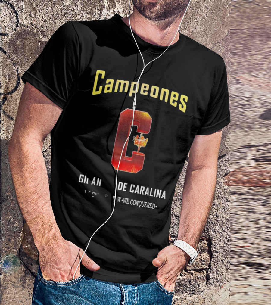 Campeones Gigantes De Caralina Crowned Victory T-Shirt