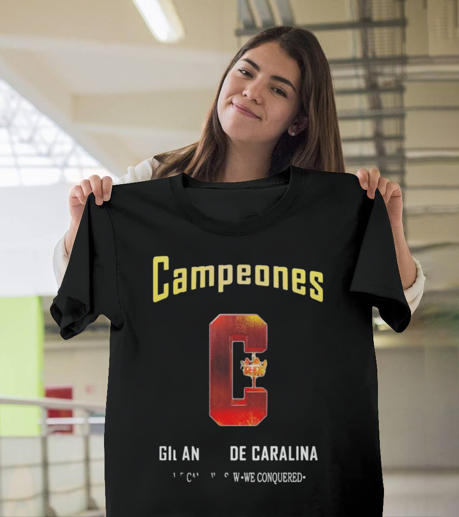 Campeones Gigantes De Caralina Crowned Victory T-Shirt