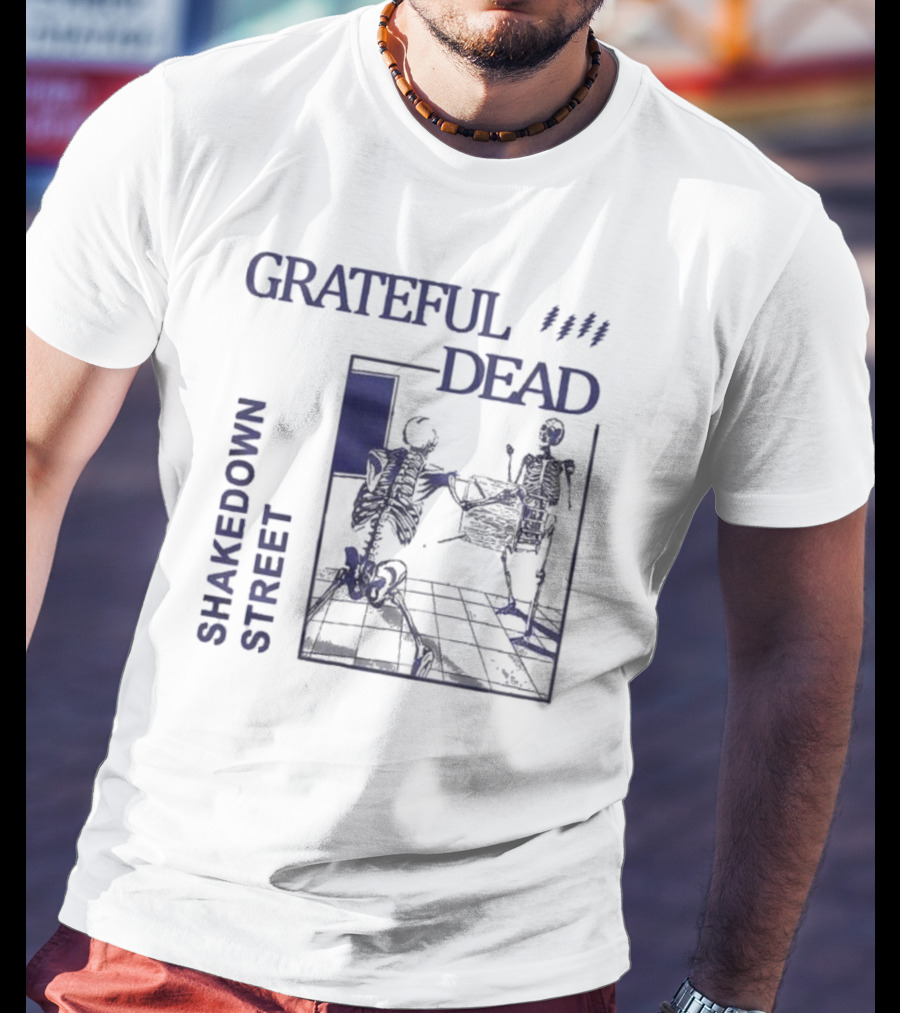 Grateful Dead Shakedown Street Skeleton Dance T-Shirt