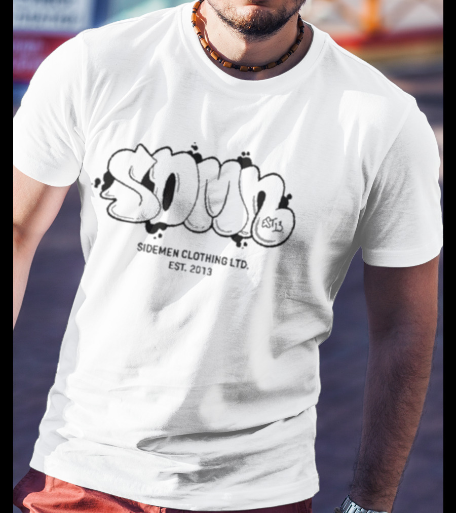 Sidemen Clothing Ltd SDMN Bubble Graffiti Est 2013 T-Shirt