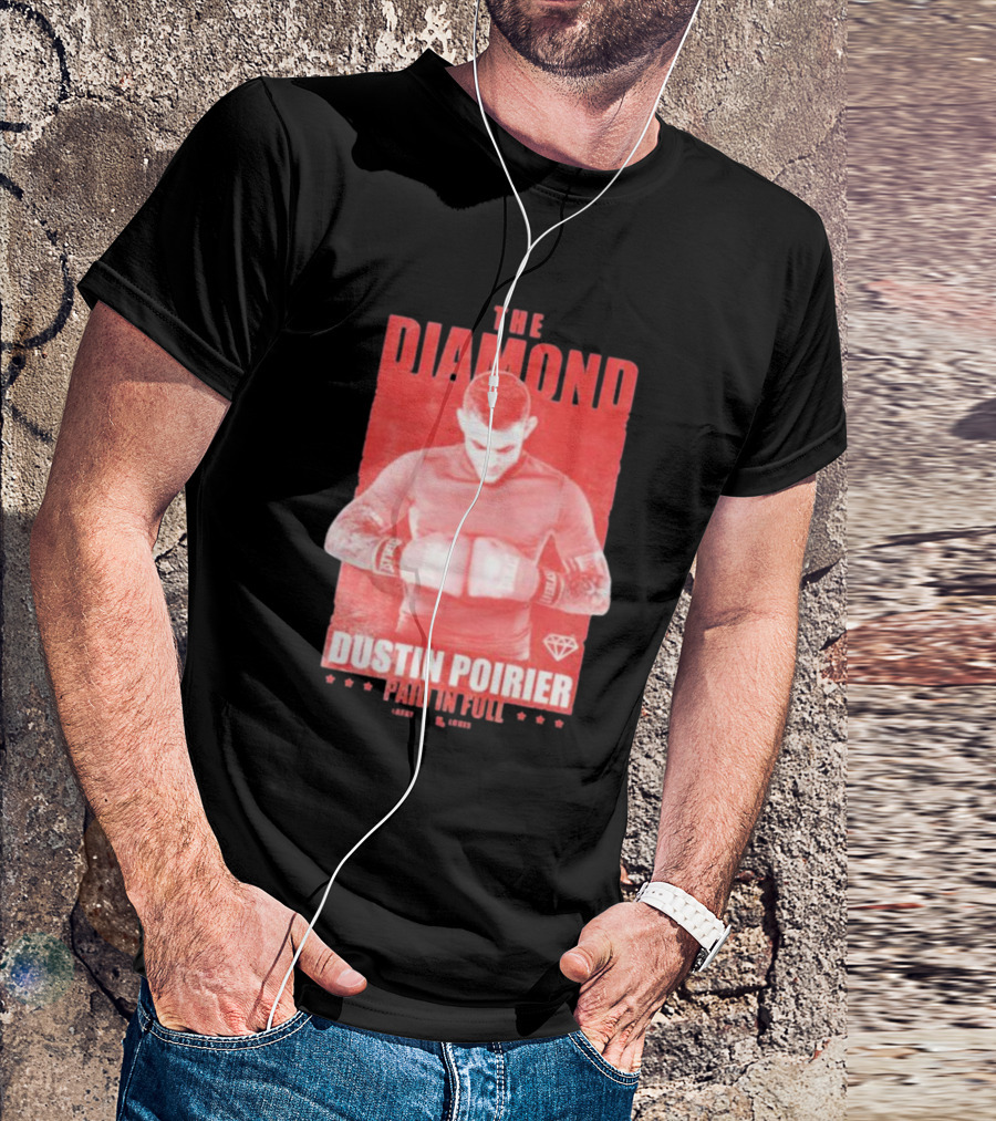 The Diamond Dustin Poirier Paid In Full Diamond Boxing T-Shirt