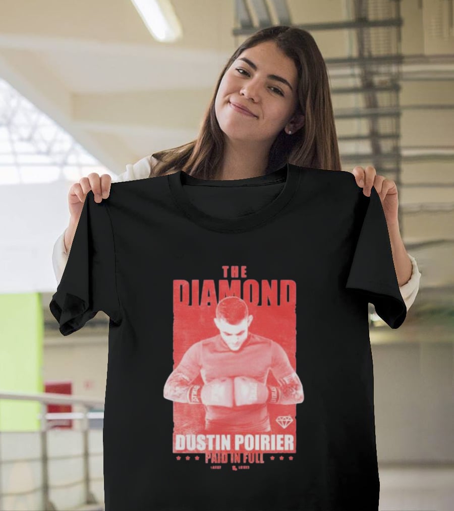The Diamond Dustin Poirier Paid In Full Diamond Boxing T-Shirt