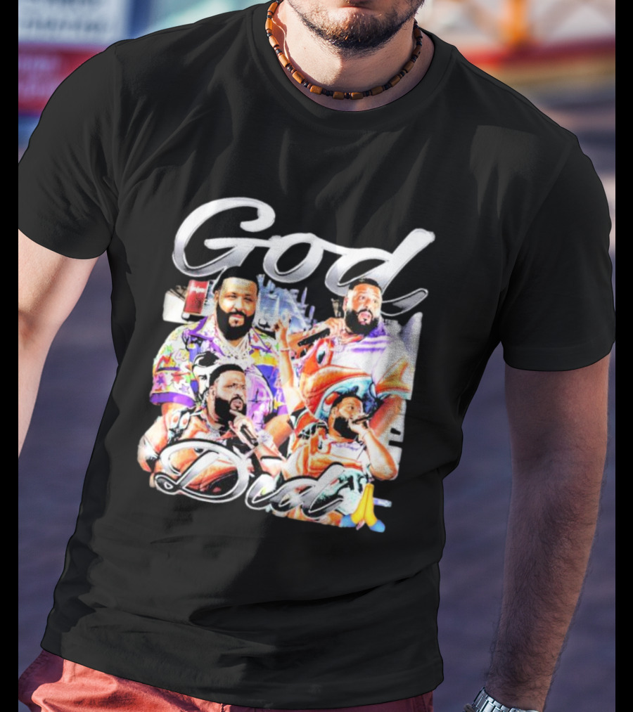 DJ Khaled God Did Graphic Illustration Prayer Hands T-Shirt