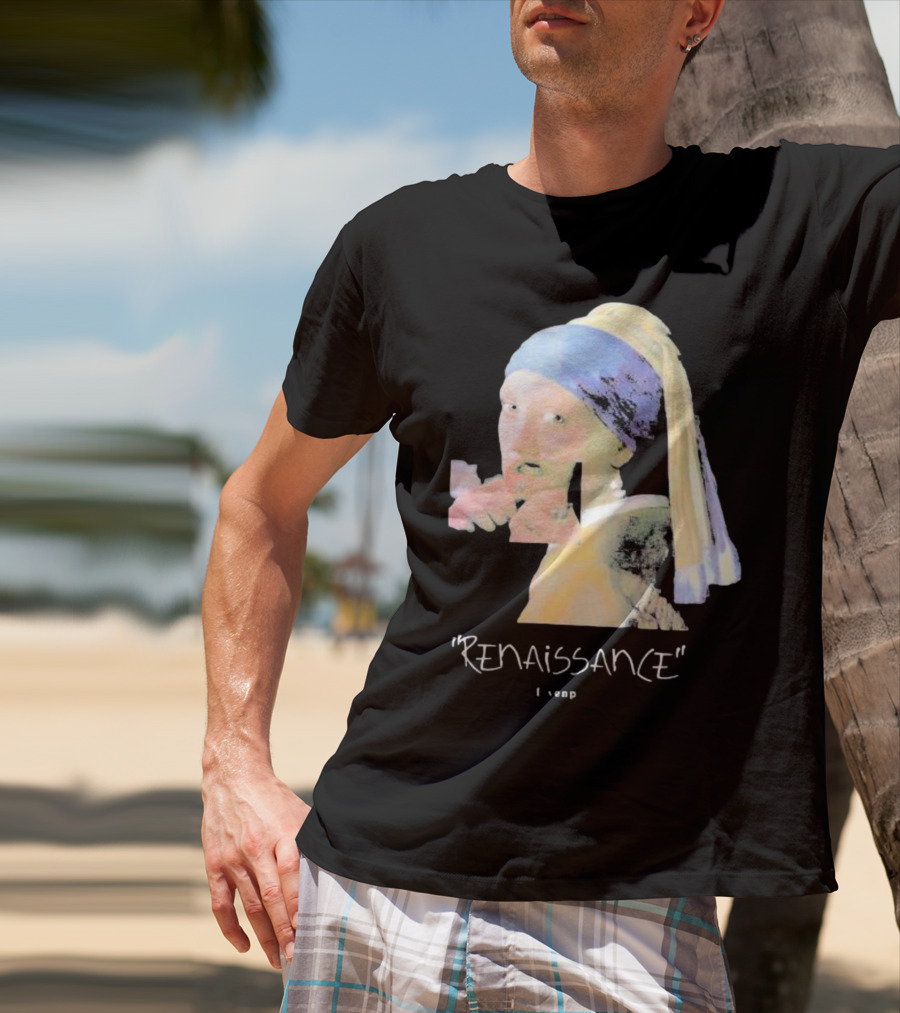 Renaissance Girl With A Pearl Earring Eleven Paris Men's T-Shirt