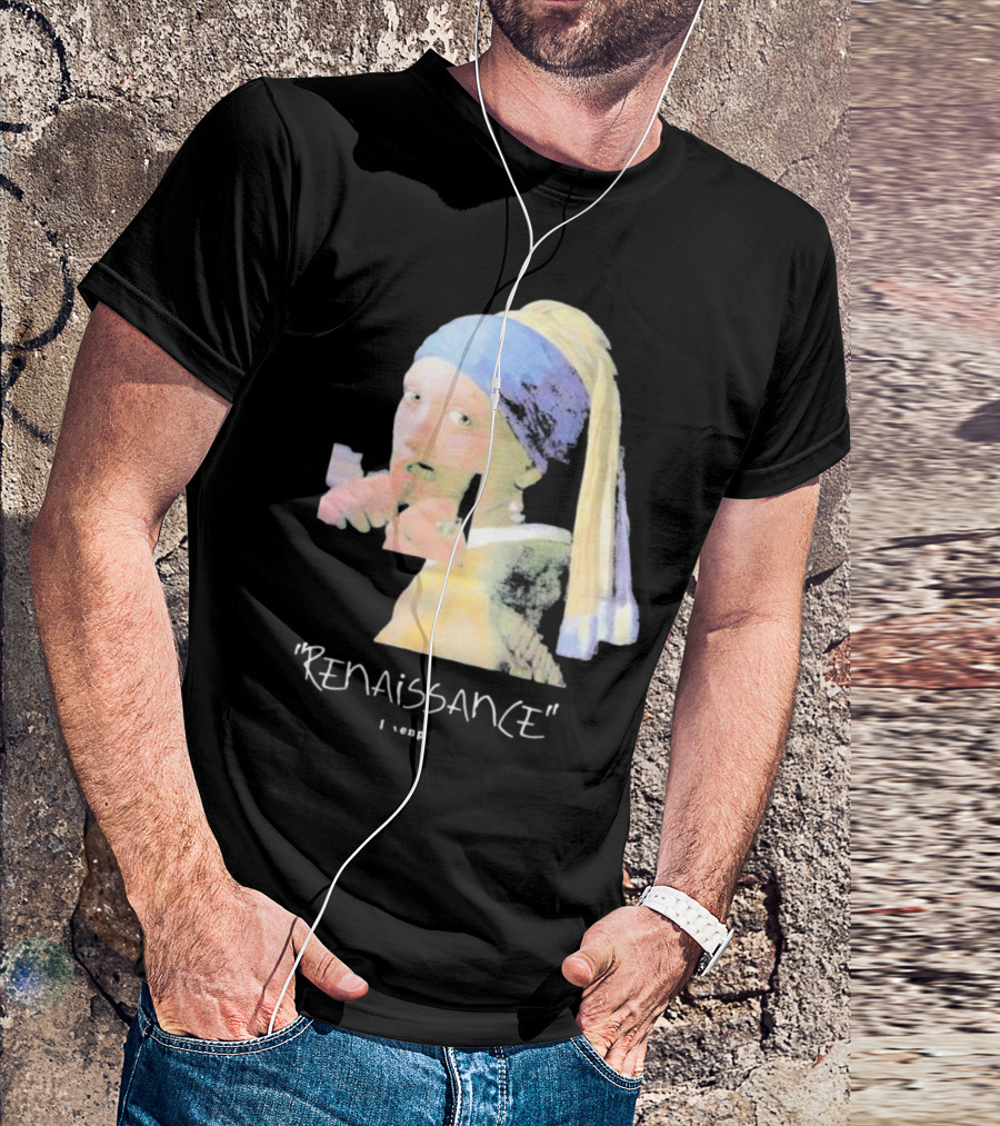 Renaissance Girl With A Pearl Earring Eleven Paris Men's T-Shirt