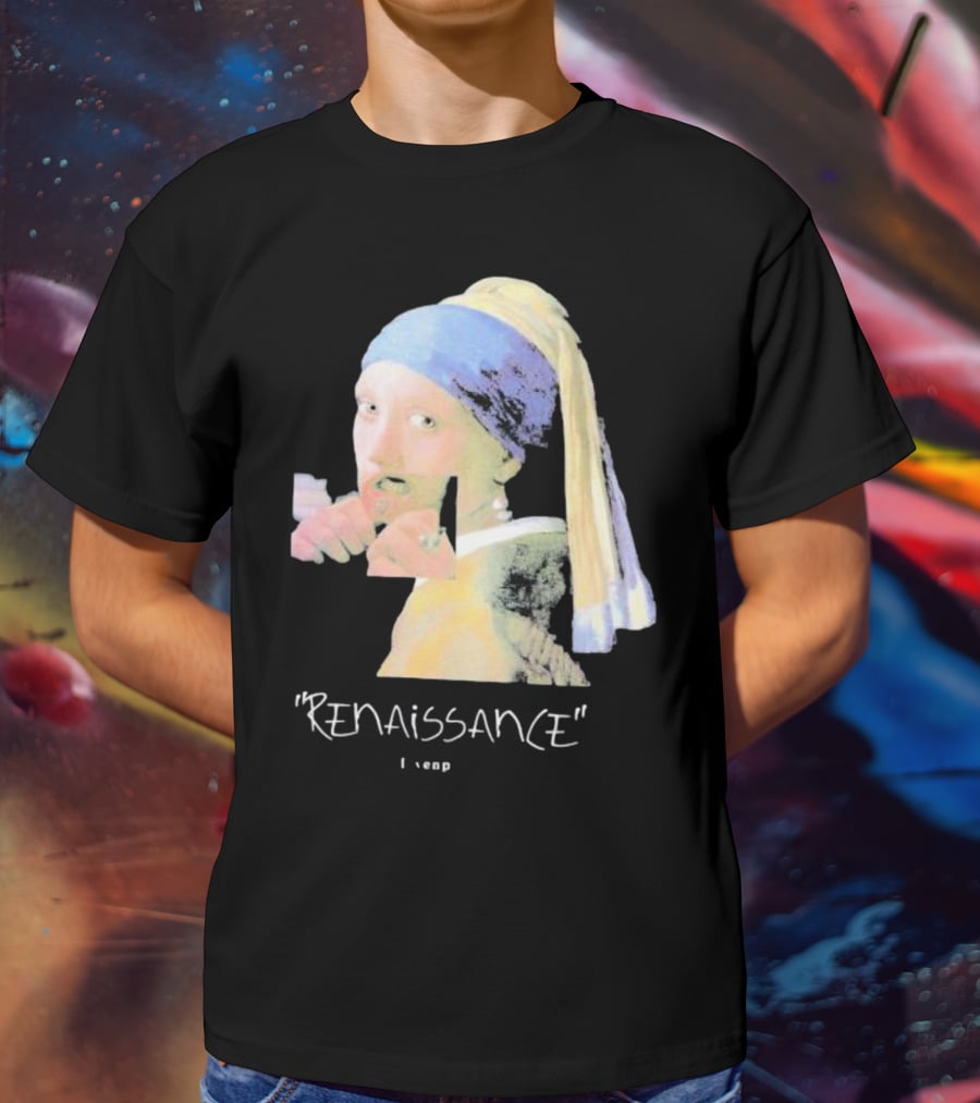 Renaissance Girl With A Pearl Earring Eleven Paris Men's T-Shirt