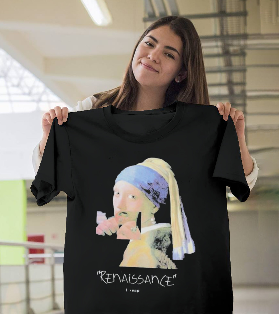 Renaissance Girl With A Pearl Earring Eleven Paris Men's T-Shirt