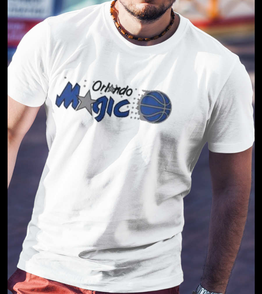 Orlando Magic Classic Retro Basketball Emblem T-Shirt