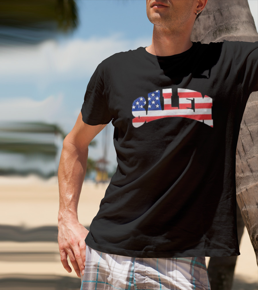 American Flag Salem T-Shirt