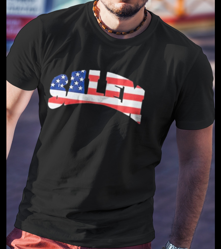 American Flag Salem T-Shirt