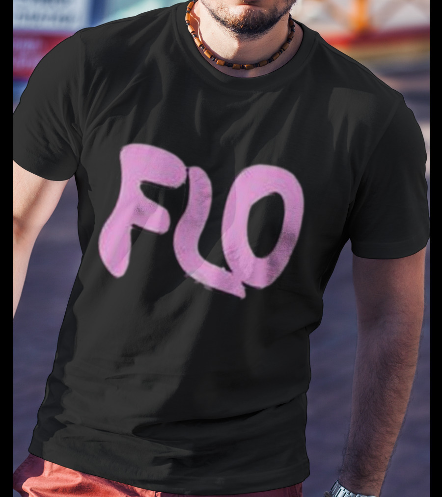 Jimmyoutsold FLO Text Pink Letters T-Shirt