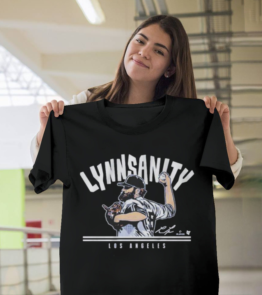 Lynnsanity Los Angeles Lance Lynn Baseball T-Shirt