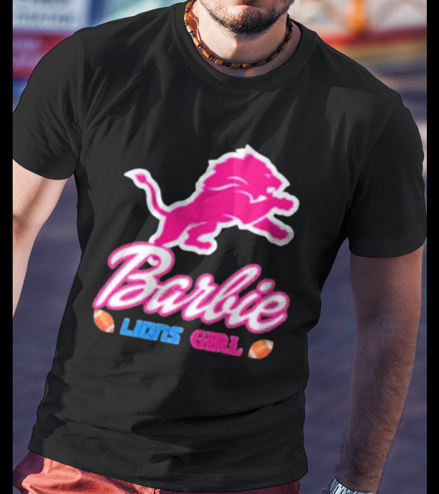 Barbie Lions Girl Football T-Shirt