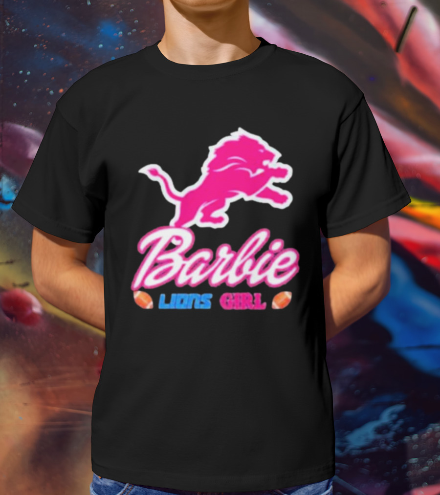 Barbie Lions Girl Football T-Shirt