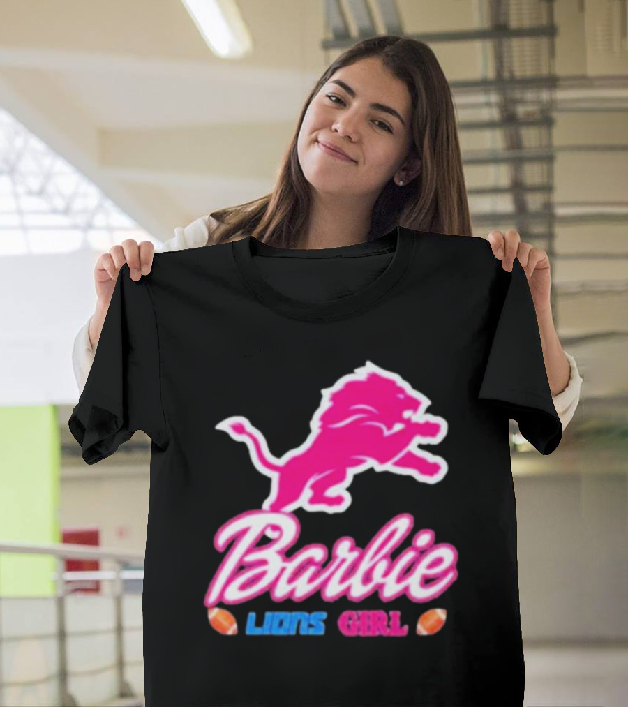 Barbie Lions Girl Football T-Shirt