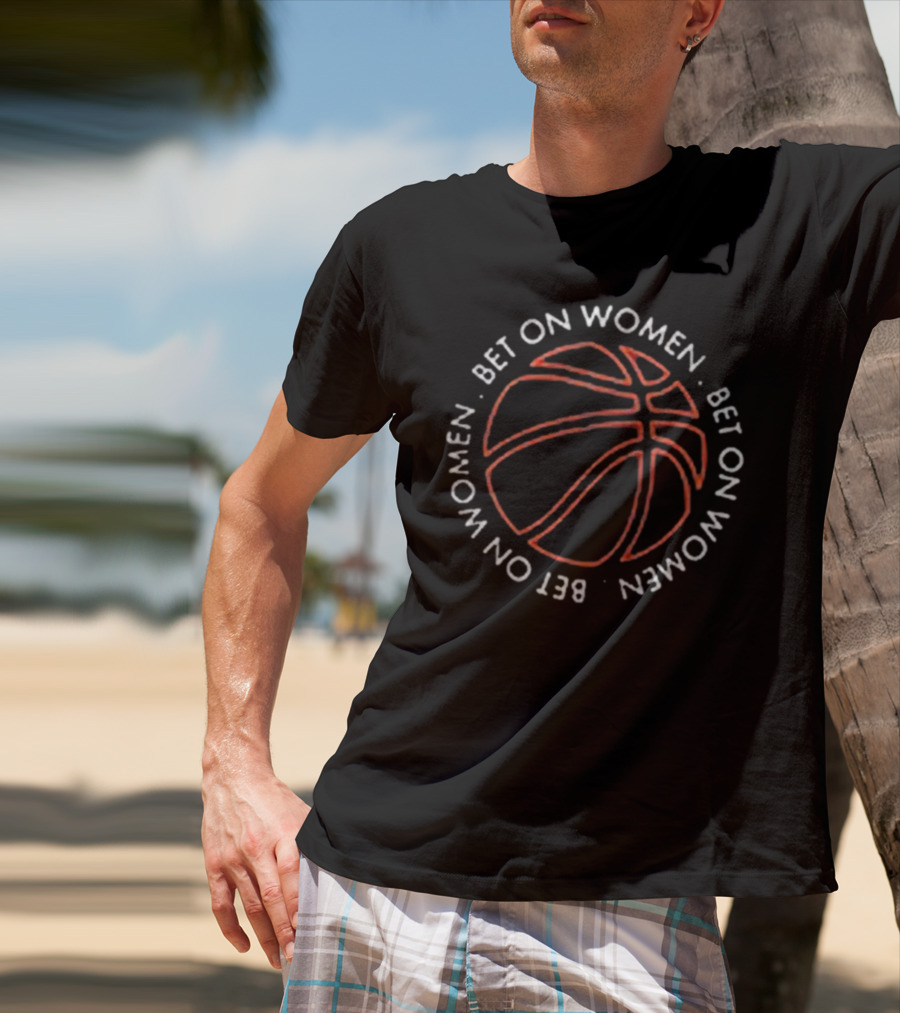 Bet On Women Basketball Circle Champion T-Shirt