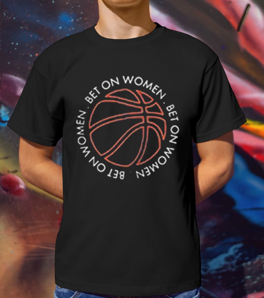 Bet On Women Basketball Circle Champion T-Shirt