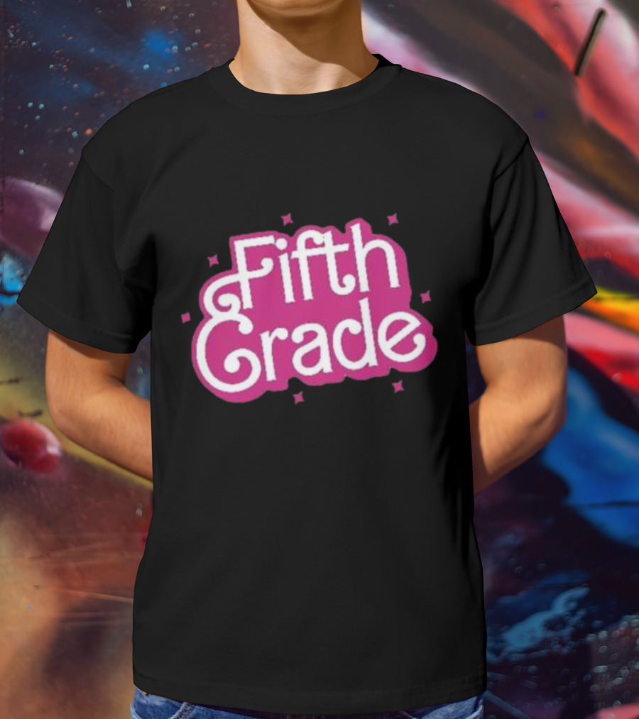 Girl Barbie Fifth Grade Teacher Barbi School T-Shirt