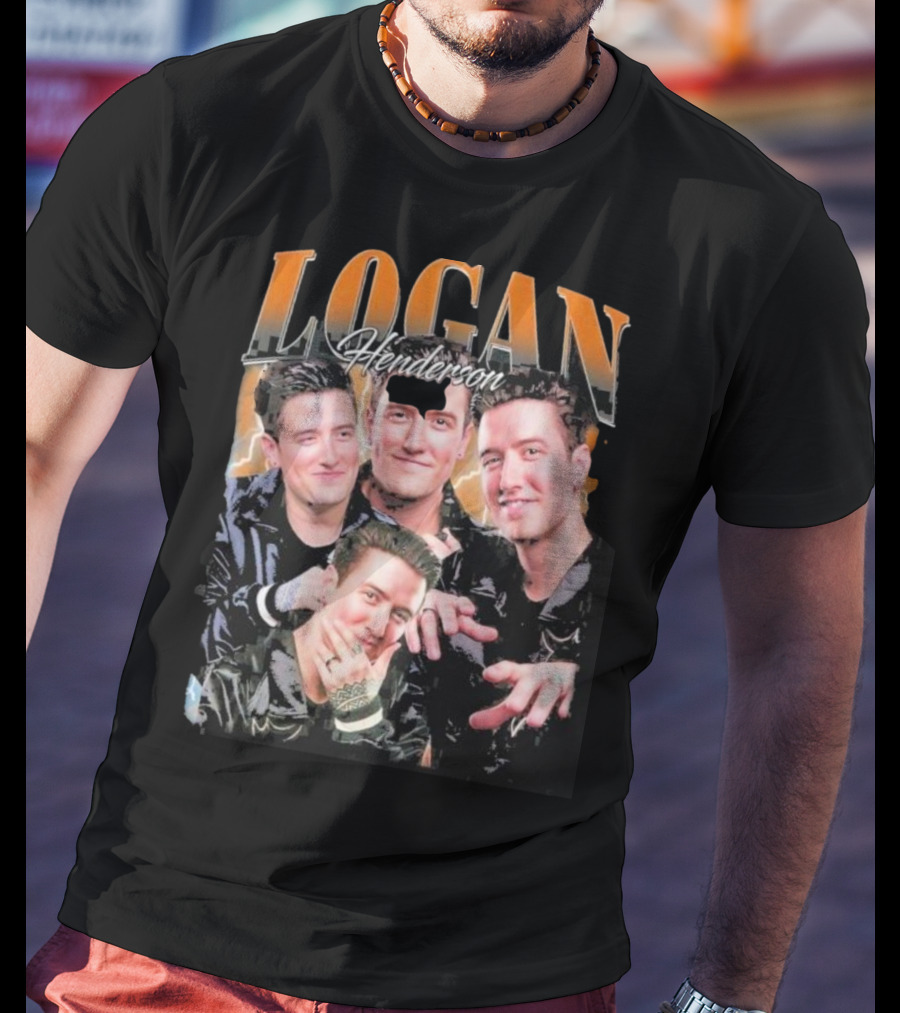 Logan Henderson Vintage And Man T-Shirt