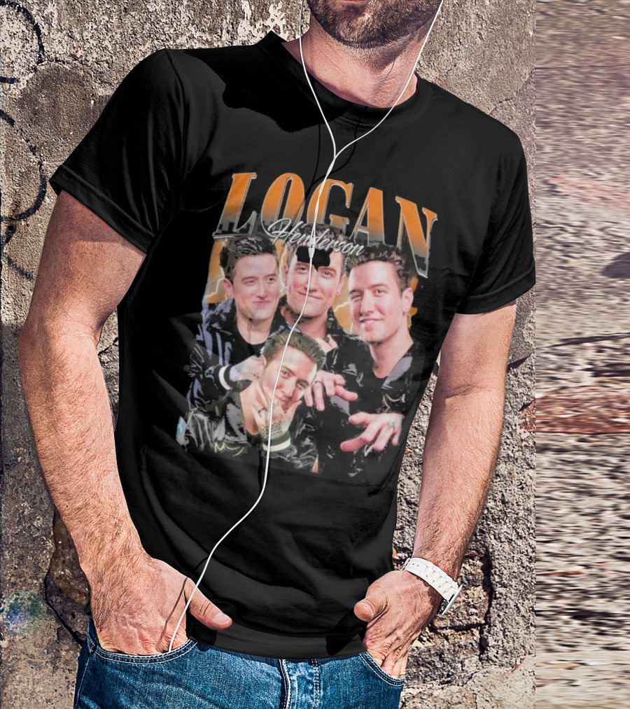 Logan Henderson Vintage And Man T-Shirt