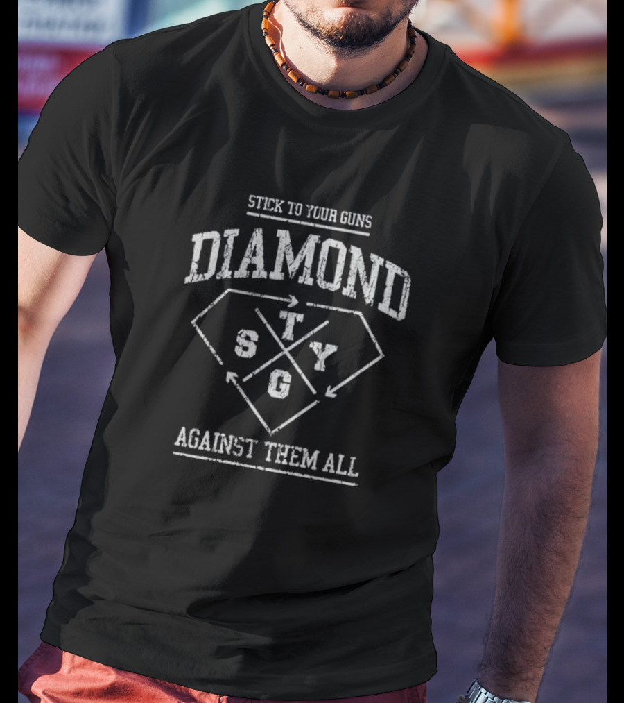 Stick To Your Guns Diamond STYG Against Them All T-Shirt