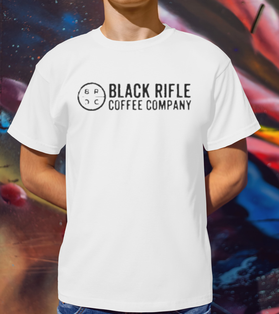 Black Rifle Coffee Company Logo Alex Zedra Collaboration T-Shirt