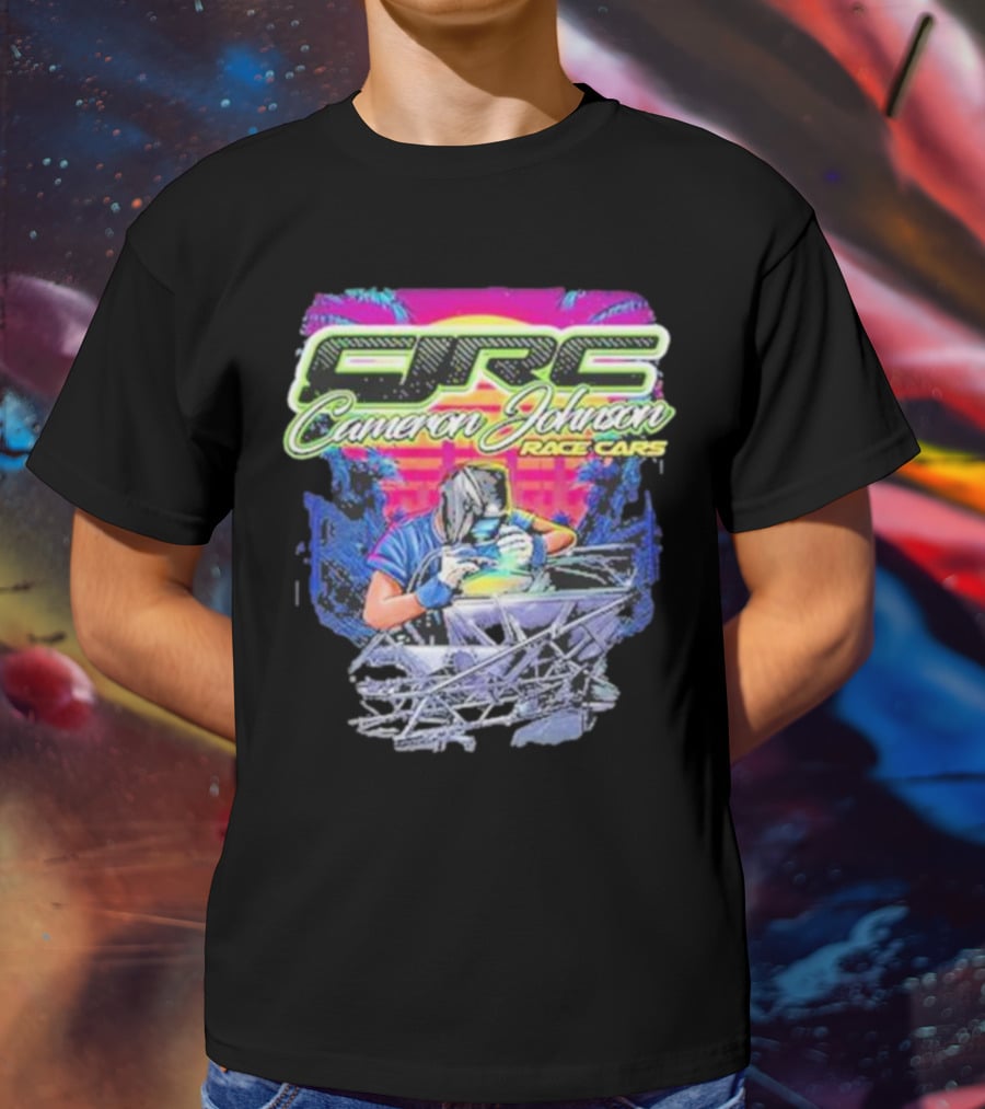 CJRC Cameron Johnson Race Cars Vibrant Welding T-Shirt