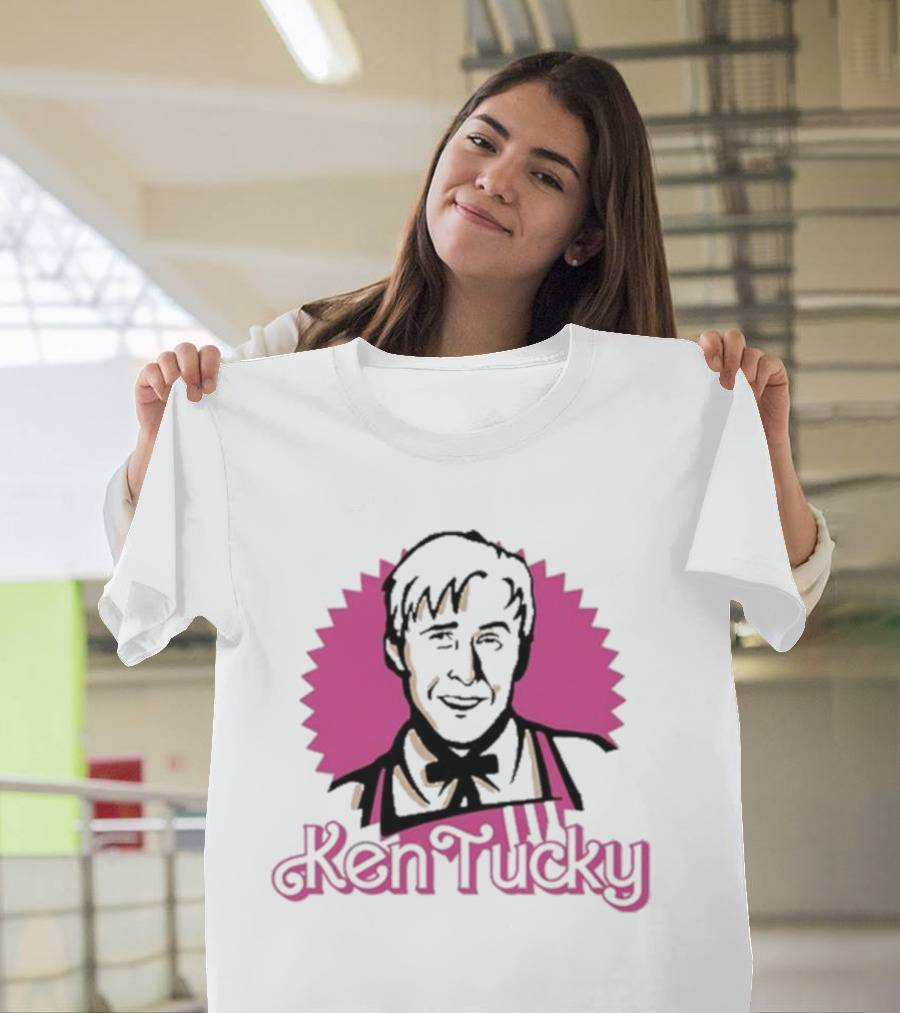 Ken Tucky Barbie Pink Starburst Style Retro Charm T-Shirt