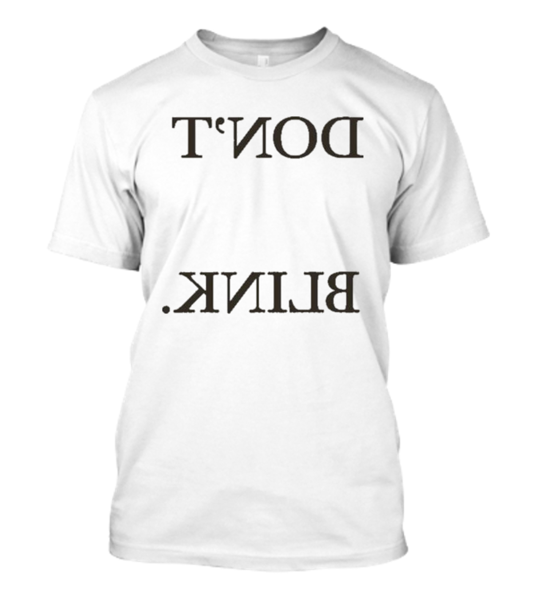 DON'T BLINK Travis Scott Reverse Text T-Shirt