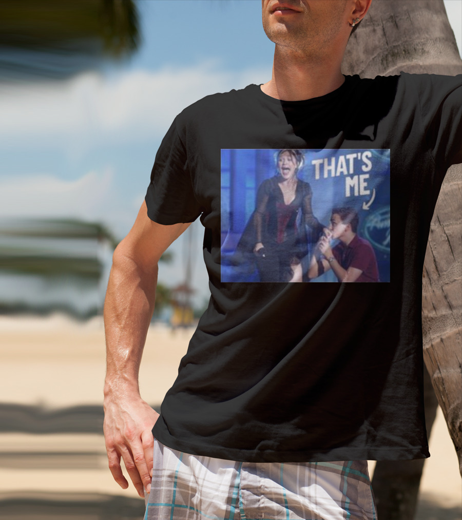 That's Me Iconic Moment Text With Enthusiastic Reaction T-Shirt